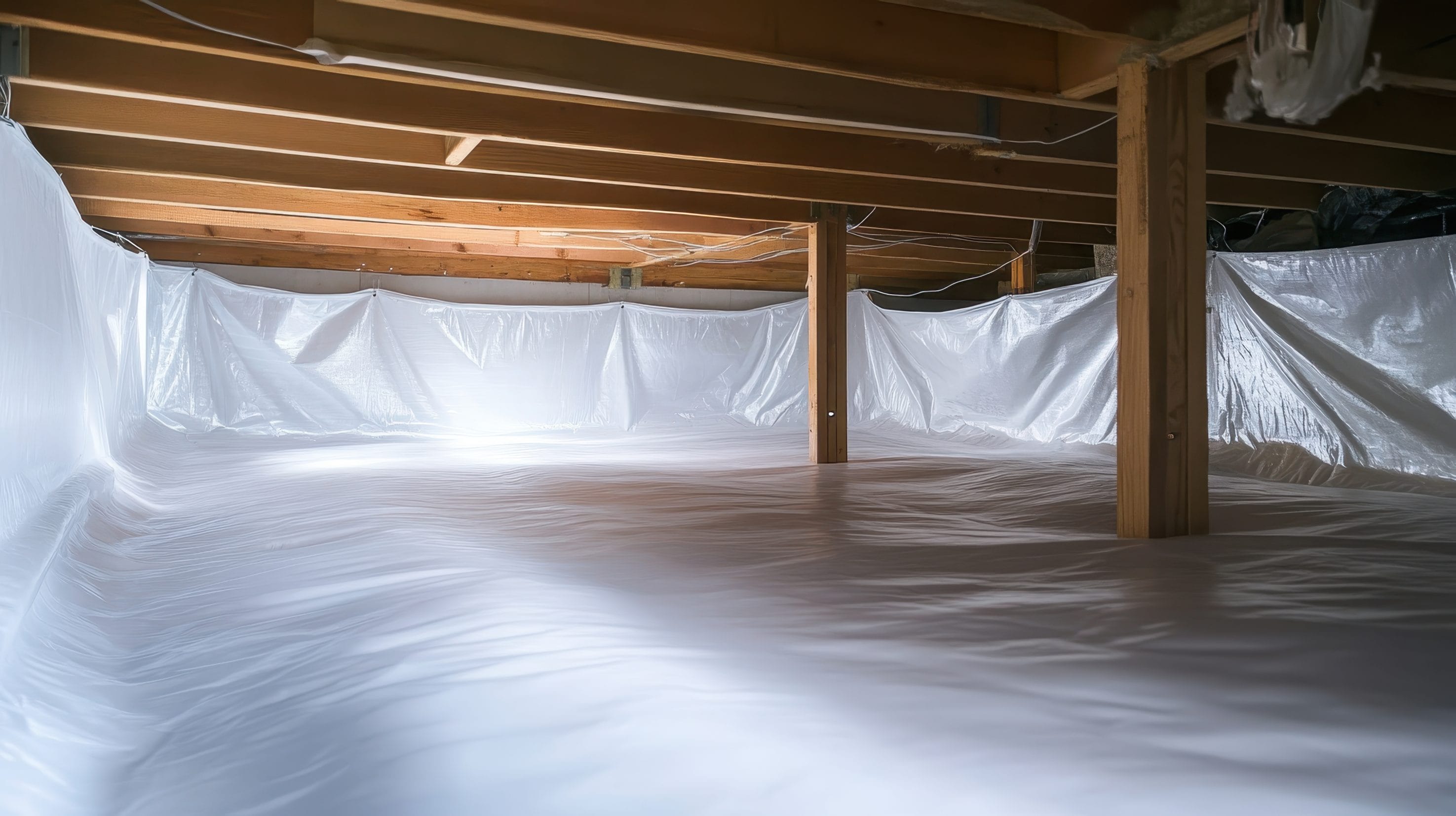 Vapor intrusion services done in residential basement
